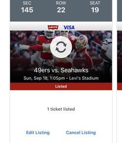 49ers vs Seahawks Tickets 