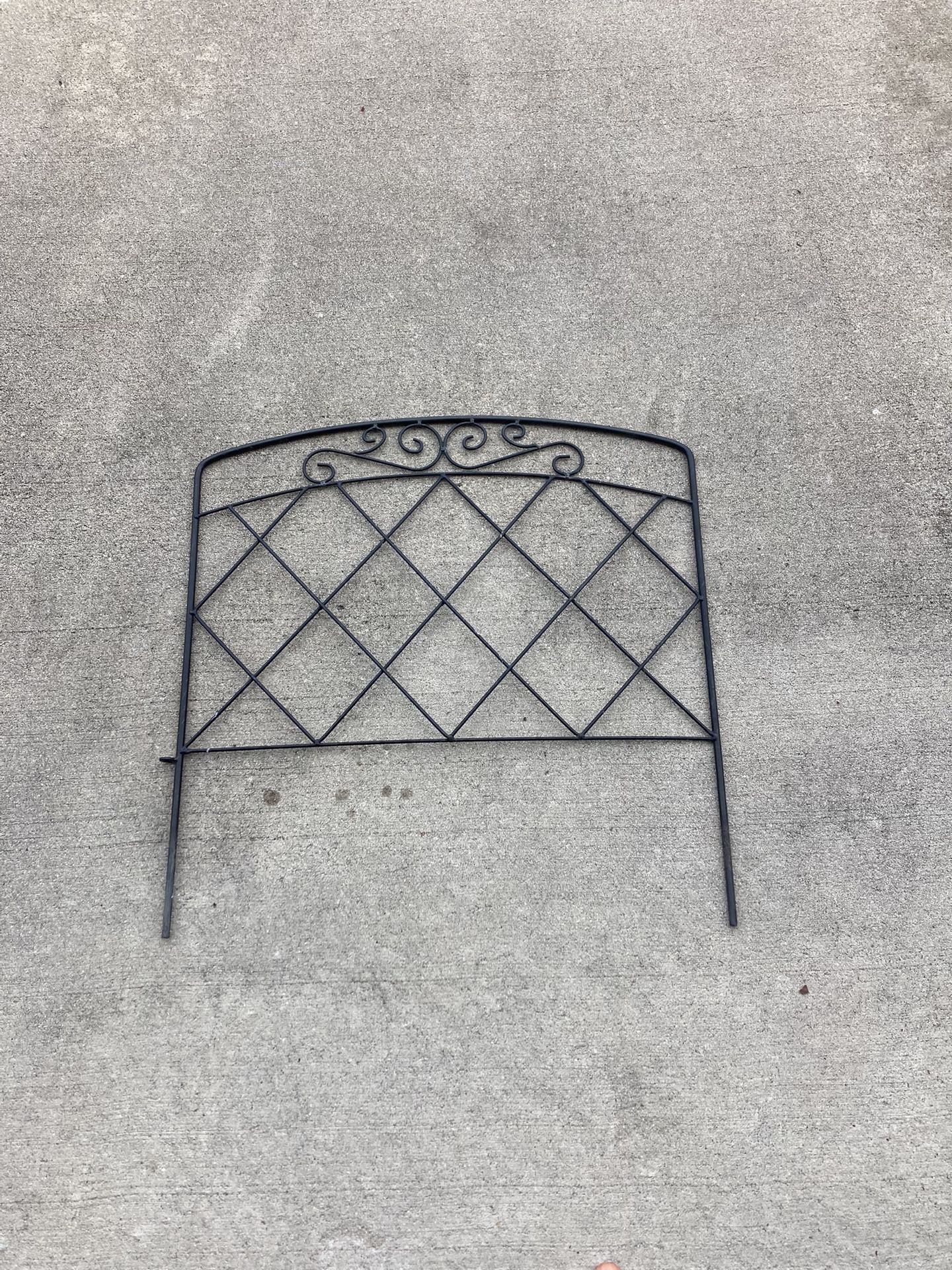 Wrought Iron Garden Fencing 16 Piece