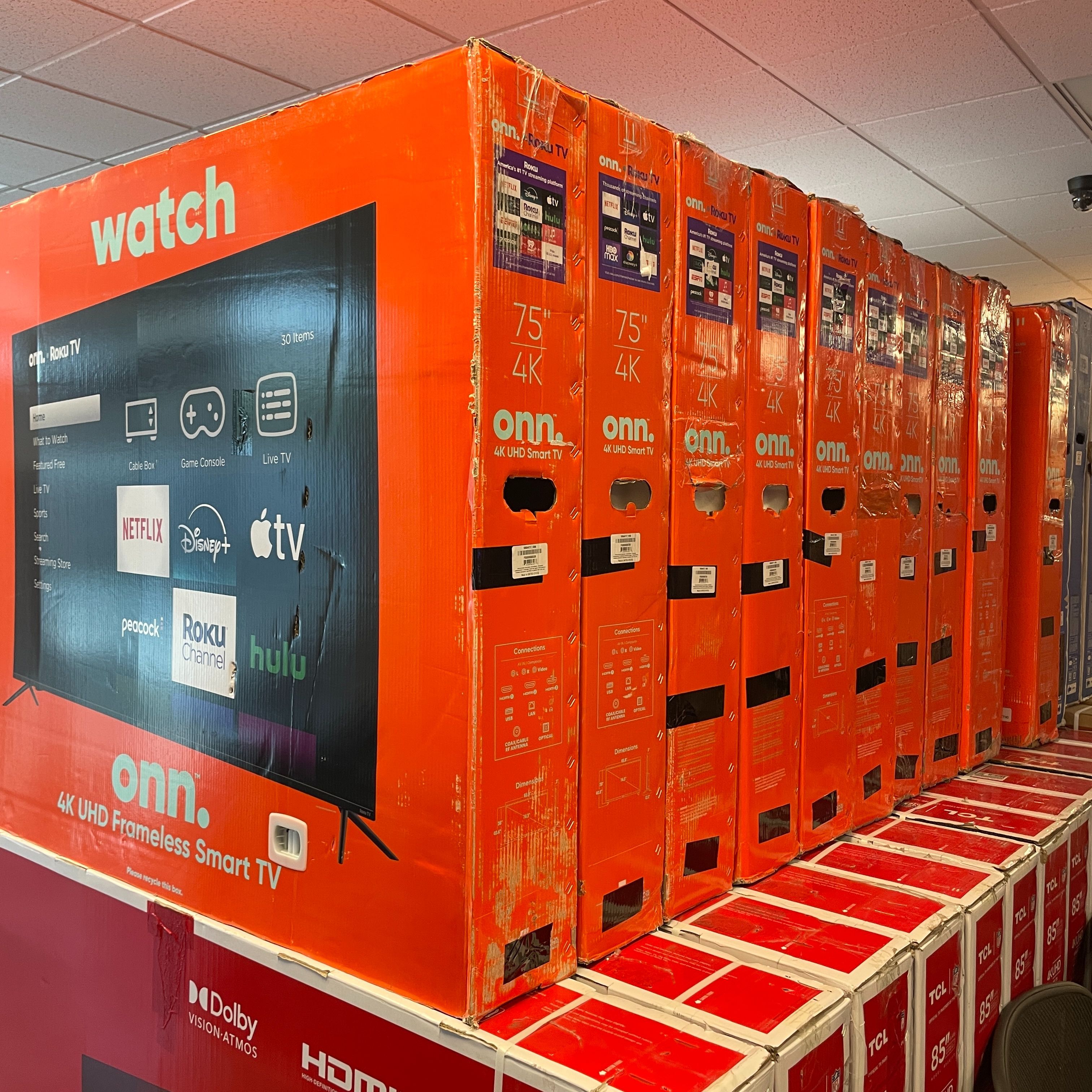 Massive 75" ONN 4K Smart TV