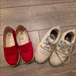 Allbirds TOMS toddler Girls Size 13