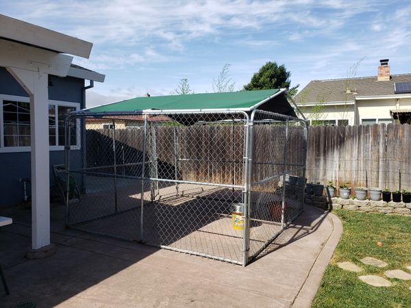 10x10 dog cage kennel with top for Sale in Fairfield, CA ...