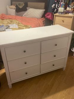 White 6 Drawer Dresser