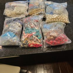 Costume Jewelry And Beads