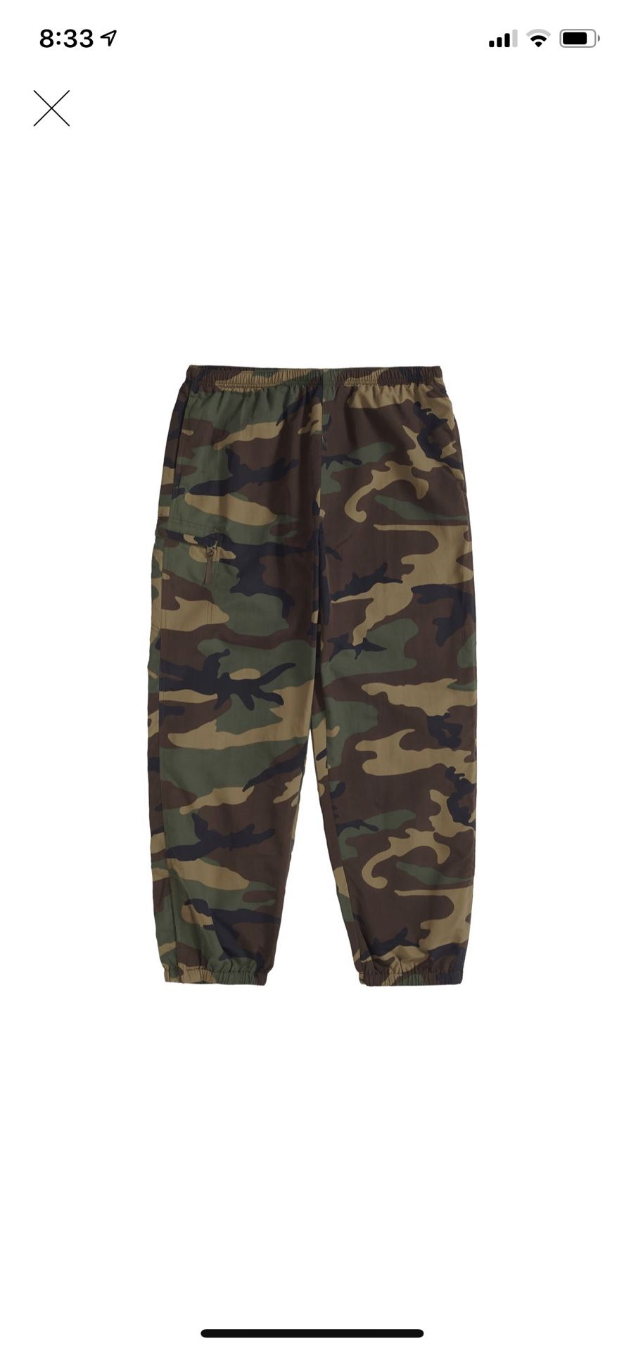 Supreme Nylon Trail Woodland Camo Pants SS19