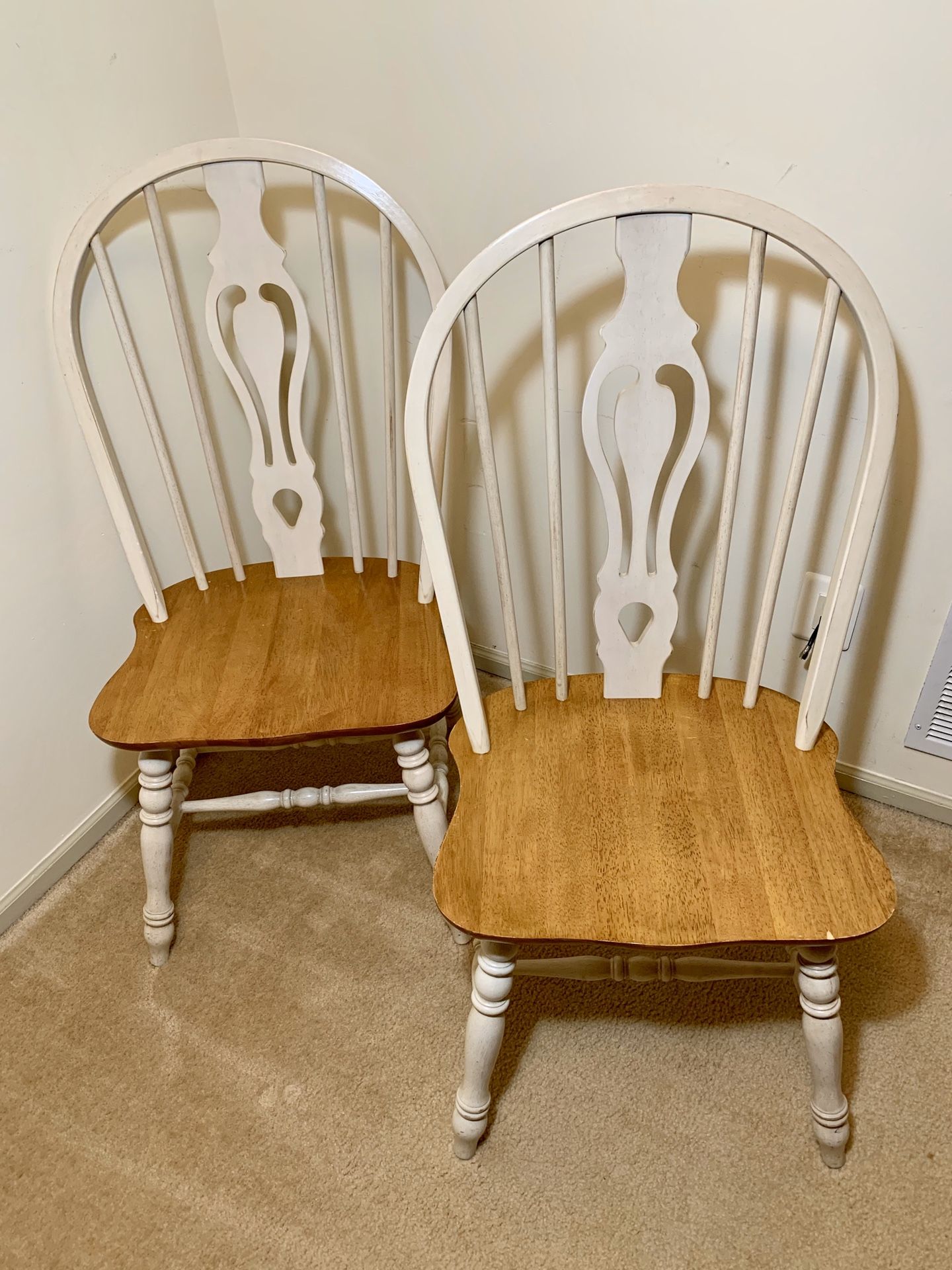 Ashley Furniture Wood Chairs (Set of 2)