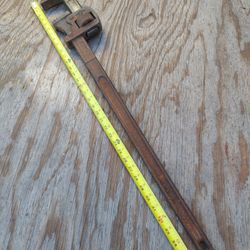 Vintage Genuine Stillson Walworth USA 36" Pipe Wrench Monkey