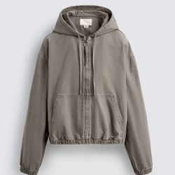 Zara Denim Hoodie 