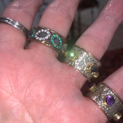 AWESOME RINGS -$25-genuine gemstones