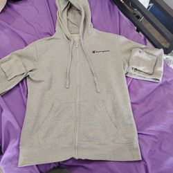 Medium Grey Champion Sweater Hoodie 