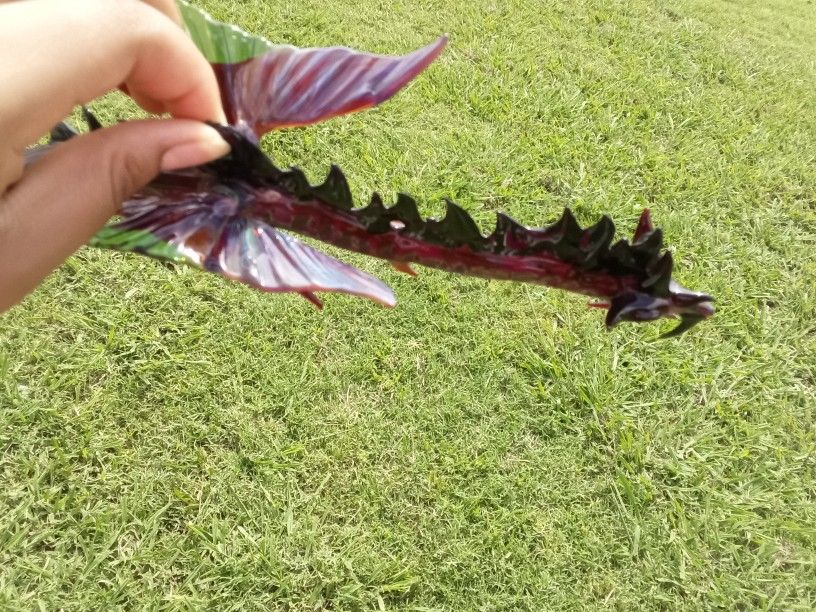 Glass Dragon Statue