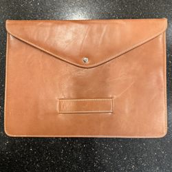 LEATHER Laptop/MacBook Case Envelope 