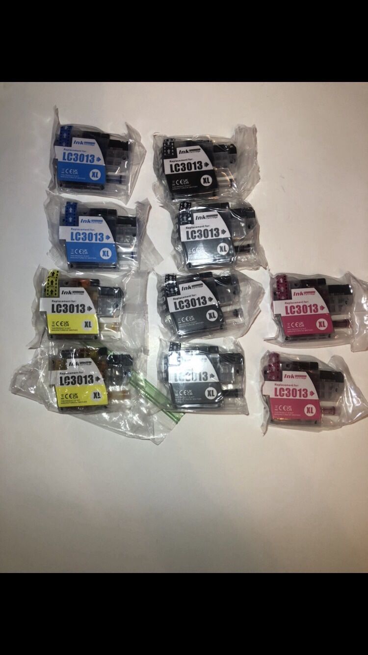 Brother, Canon, HP, Innovera Ink Cartridges. All unopened.