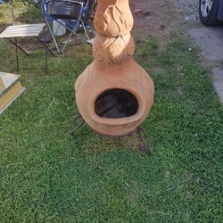 Brick Outdoor Fireplace 