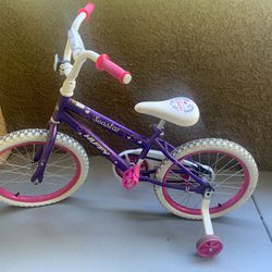 Girls Purple & Pink Bike