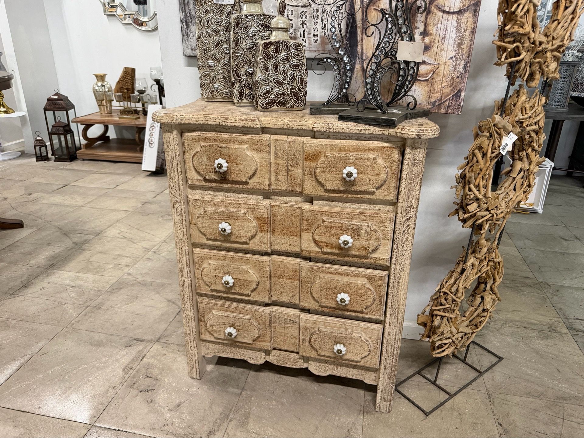 Wooden Chest 5 Doors nature