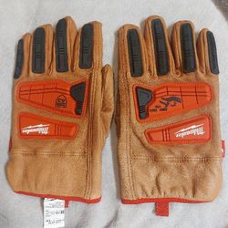 Milwaukee Goatskin Leather Gloves Impact XL Cut Level 3 New