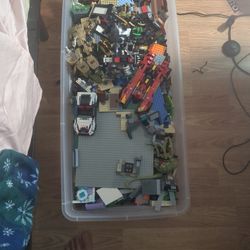 Bin Of Random Legos