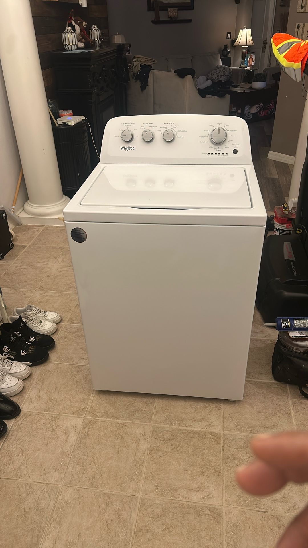 Top load whirlpool washing machine