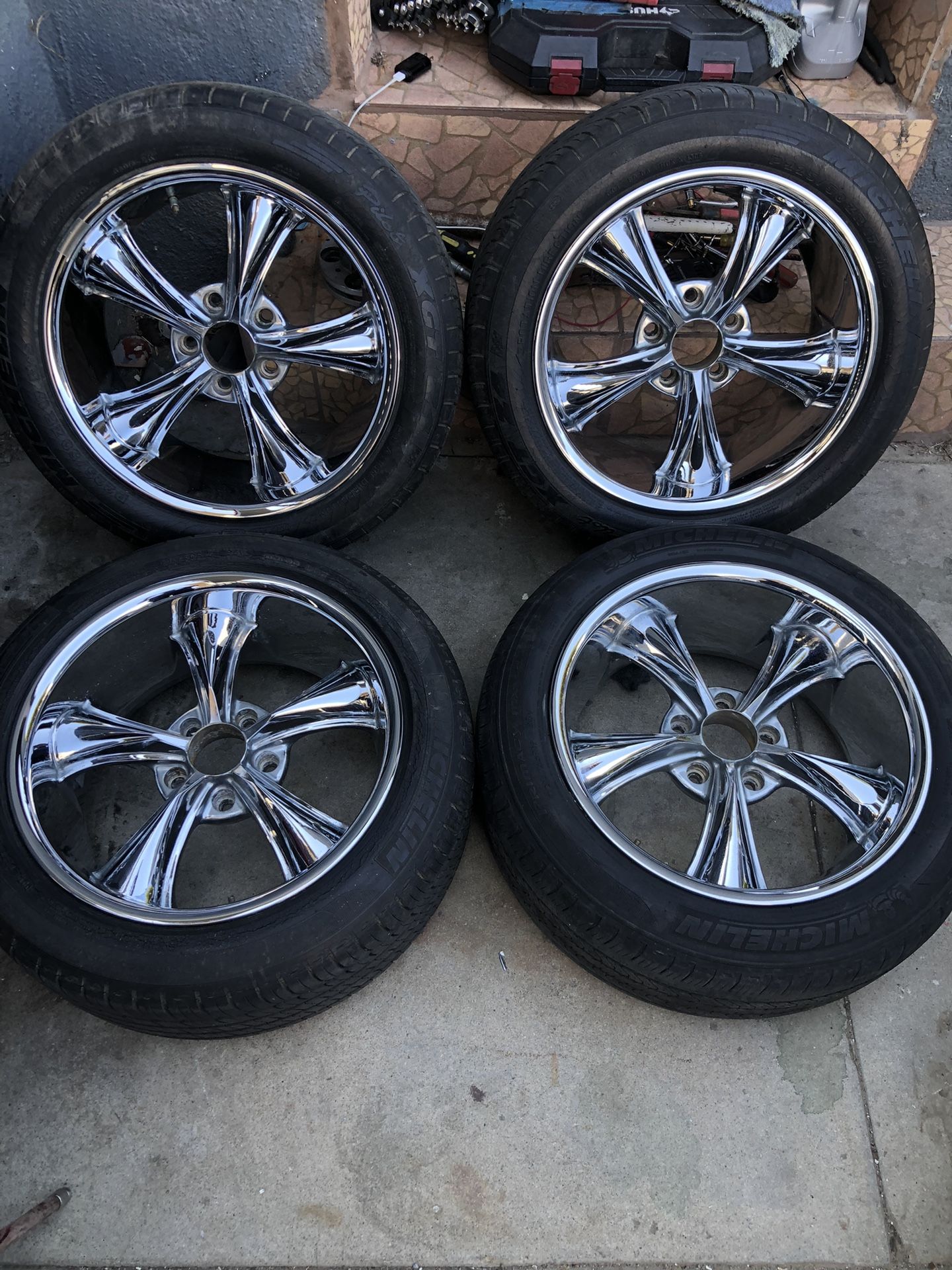 17” Boss Ridler Foose American Racing 5x4.75 Chevy Camaro Nova El Camino Monte Carlo S10