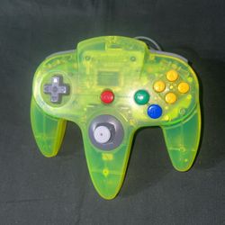 Nintendo N64 Extreme Green Controller Toys R Us Exclusive