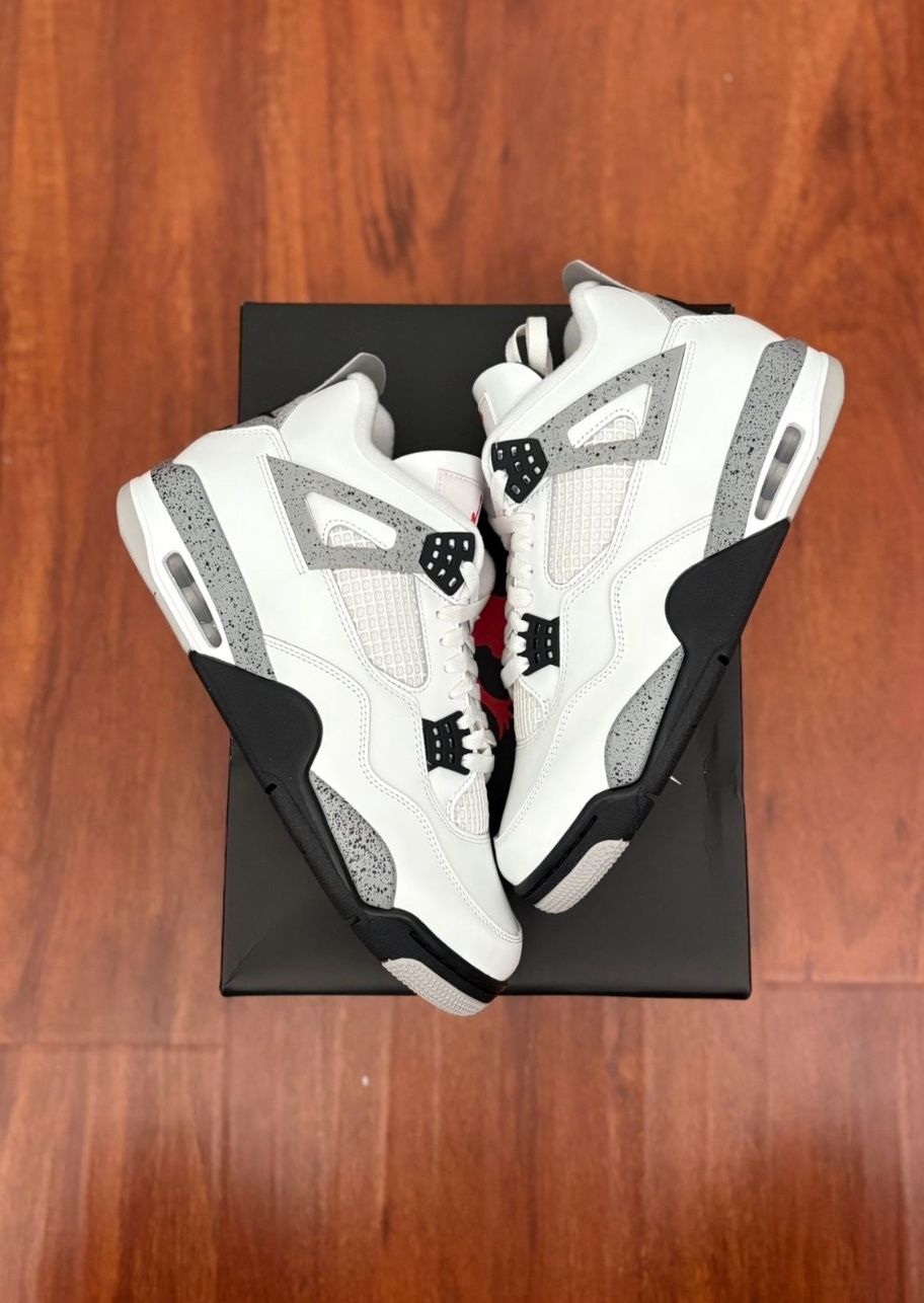 JORDAN RETRO 4 WHITE CEMENT 2025