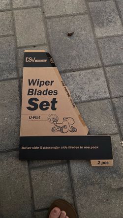 Windshield Wiper Blades, 26” and 19” and 24” and 21”