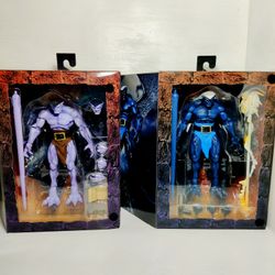 NECA Gargoyles 2 Pack Set Goliath And Thailog Brand New, Unopened, Still Factory Sealed