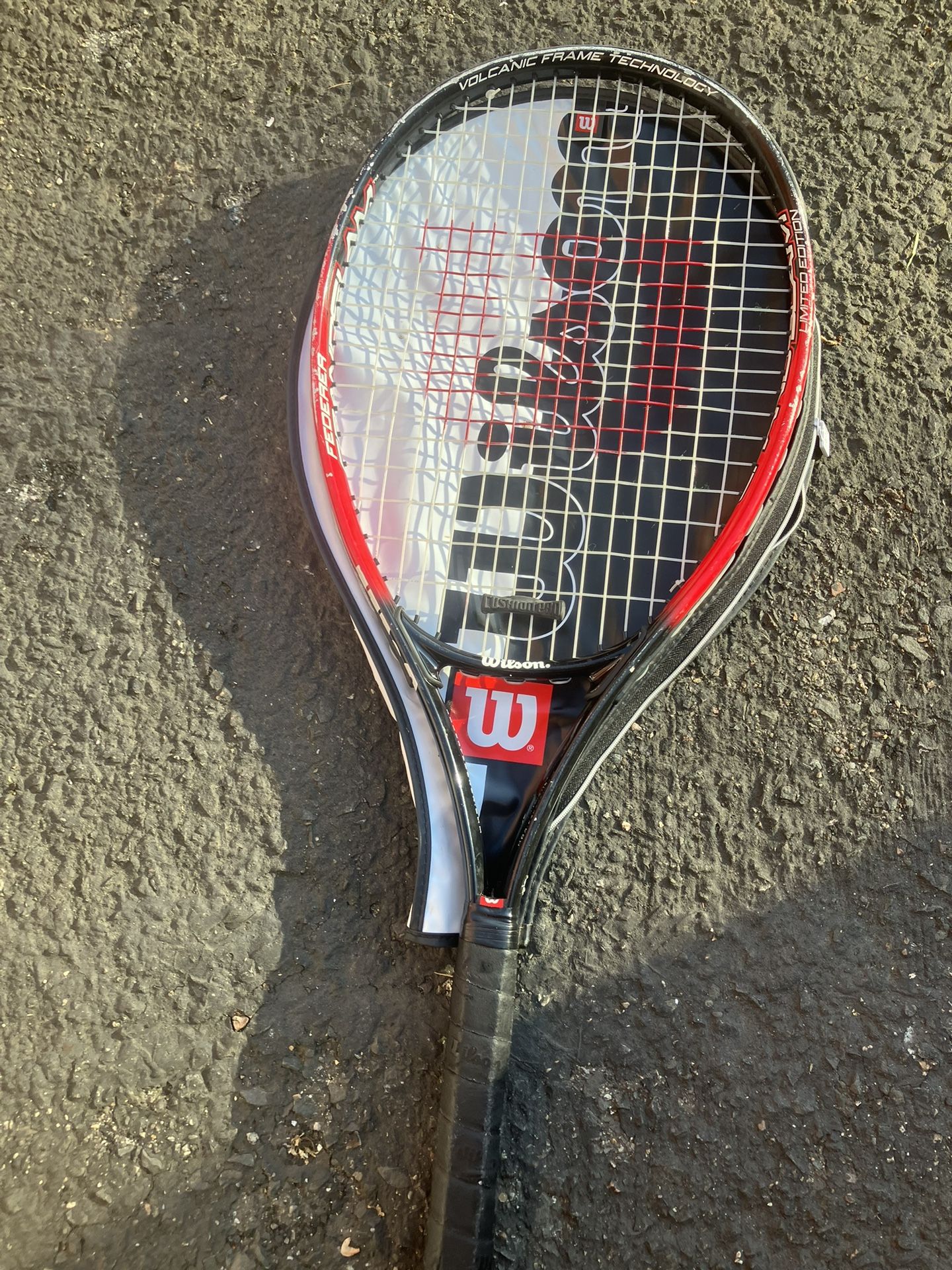 Roger federer wilson limited edition tennis racket full zip case pro edition