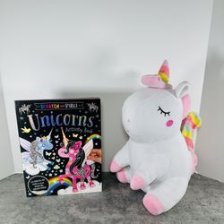 Unicorn Plush And Activity Book