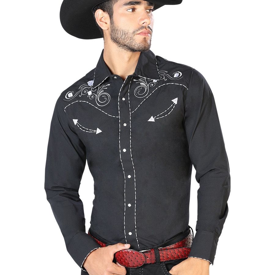 Cowboy Shirt Long Sleeve El Señor De Los Cielos - Camisa Vaquera Manga Larga El Señor De Los Cielos 