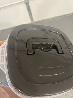 Per Clear Plastic Storage Container with Dark Lid