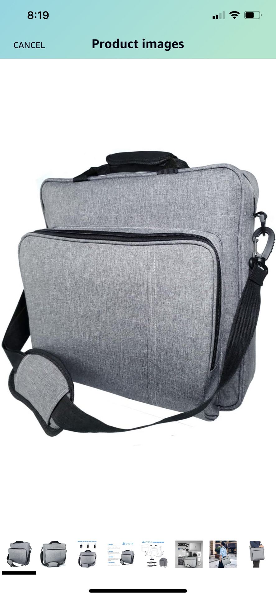 PS4 Pro Travel case, PS4 Carrying case for Games, loptop, PS4 pro slim, PS3, xbox one Nintendo switch Bag for ps4 gaming accessories controller, Gray