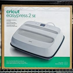 Cricut EasyPress SE Heat Press Machine for T-Shirts and Vinyl Projects - Daybreak White, 12" x 10"