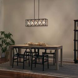 Kichler chandelier Solander 5 - Light Olde Bronze Modern/contemporary Clear glass...