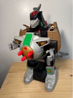 2015 Imaginext Power Rangers Mighty Morphin Green Dragonzord 16" Lights Sounds