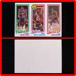 Magic Johnson 1980 Topps Error Rookie Card
