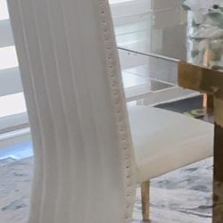 Modern White Chairs( Include 2chairs )
