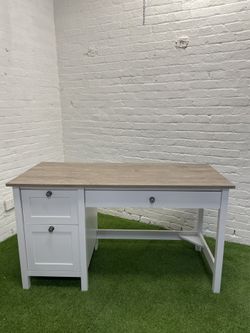 The gray barn orchid gulch cheap farmhouse computer desk with drawers