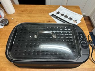 Smokeless indoor grill