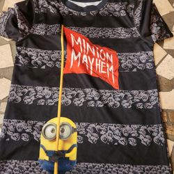 Boys Minion Shirt-Dry Fit (Size 6/7)