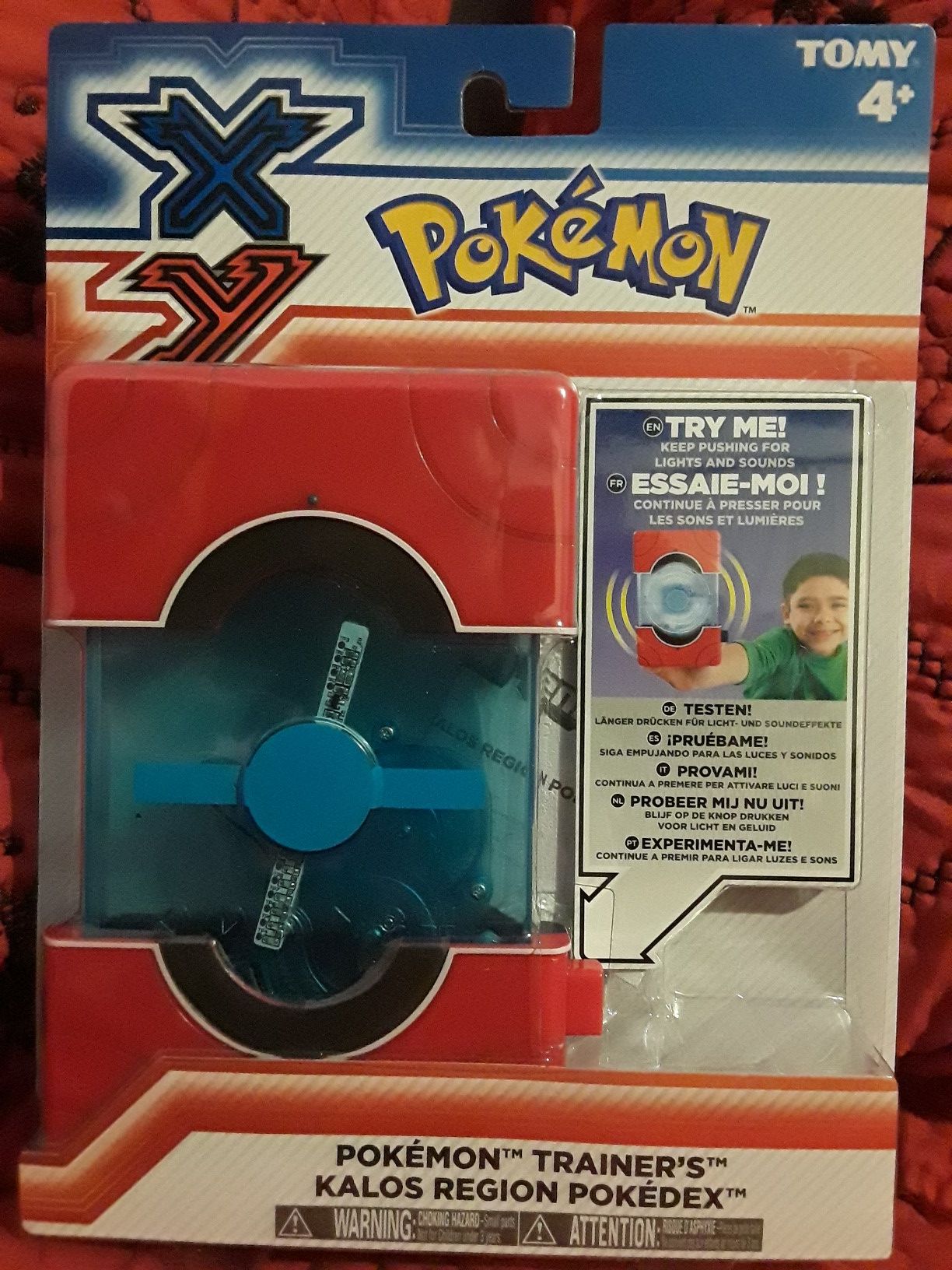 XY Pokemon Kalos Region Electronic Pokedex package coming apart