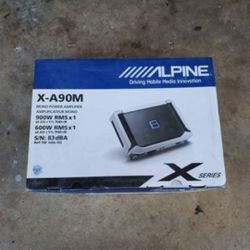 Alpine XA90M MONO HQ TYPE X Amplifier Brand New