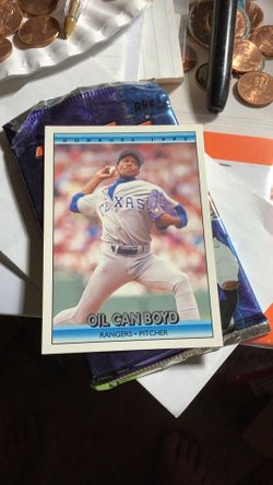 Rangers * Oil Can Boyd Baseball Trading Card For Sale 
