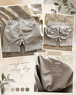 Brxl scrunch shorts