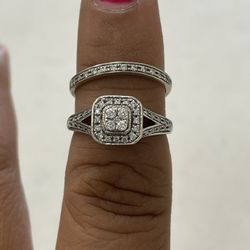 White Gold 14K Diamond Engagement  Ring 💍 