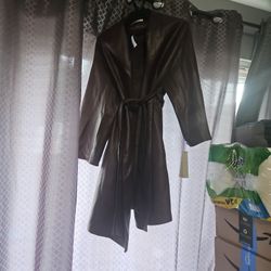 Leather Jacket Brown 