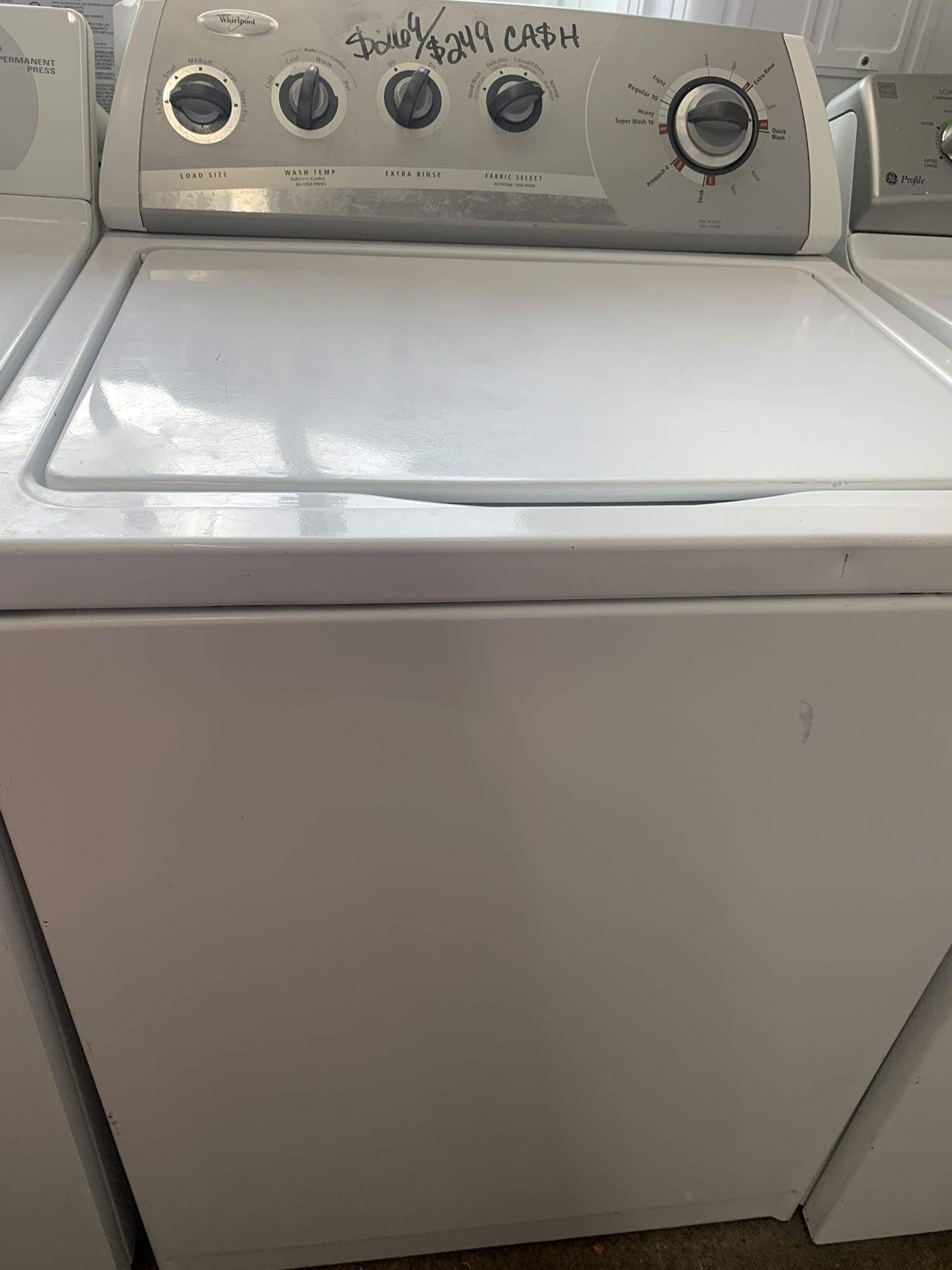 Whirlpool Silver Edition 22 Option Washer! 100% Guaranteed! Delivery Available Same Day! No Credit Needed Financing!