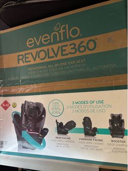 brand new never opened car seat 360 , 3 modes