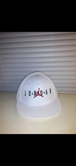Authentic Jordan Jump Man Air Snapback Classic white baseball cap Infant Toddler Hat Like New $10