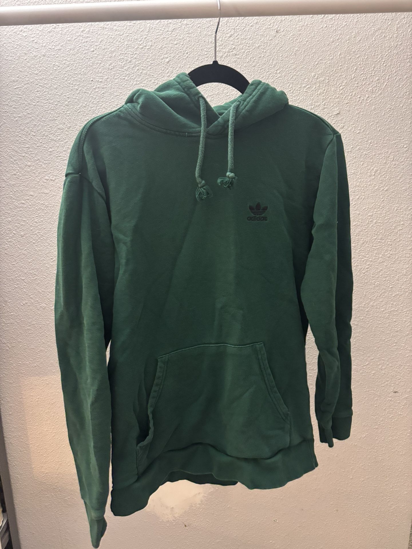 Adidas Green Hoodie Size Medium
